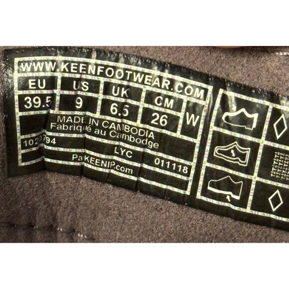 Size 9 WOMENS Keen Uneek GRAY Paracord Cord Rope Hiking Sandals Water Shoes - Picture 5 of 10